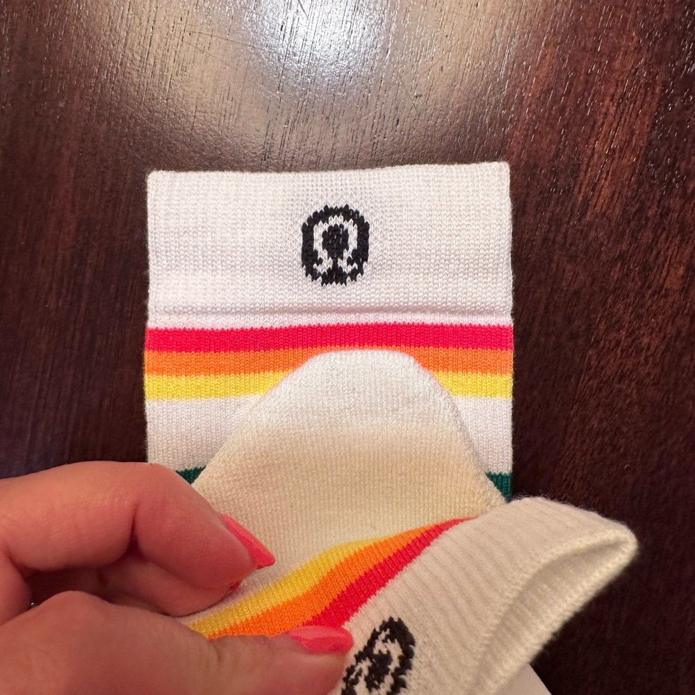 Women's Daily Stride Mid-Crew Socks Stripe lululemon
Wordmark - Picture 5 of 5
